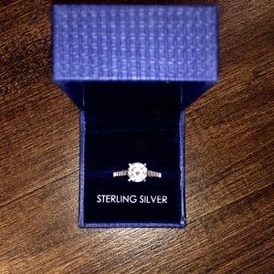 Sterling Silver Engagement Ring